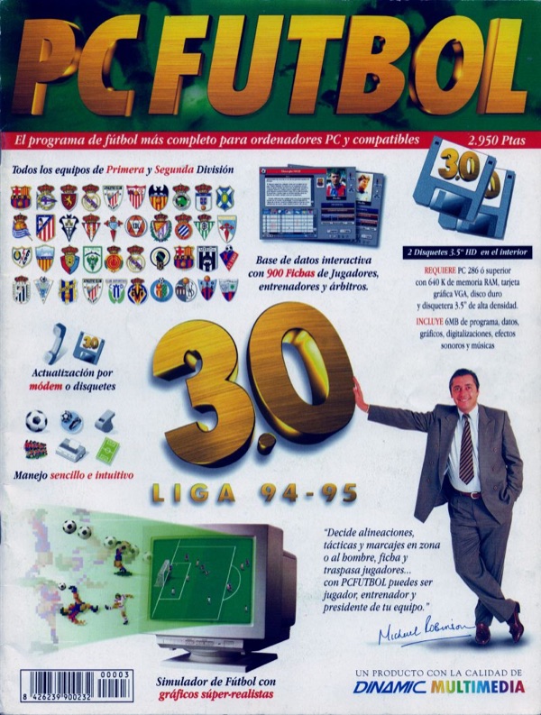 Portada de PC Fútbol 3.0