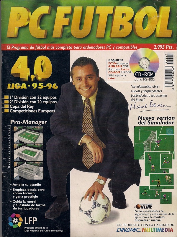 Portada de PC Fútbol 4.0